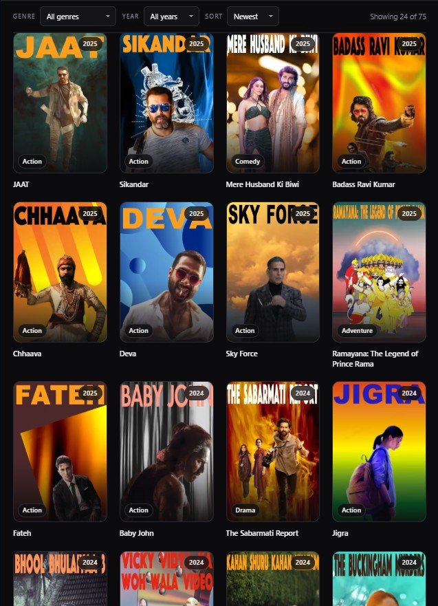 bappam tv app interface